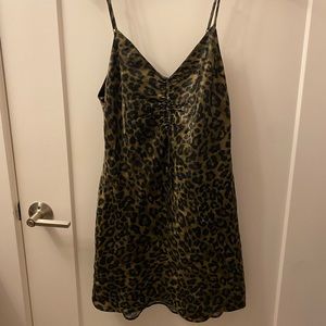 Zara leopard print dress